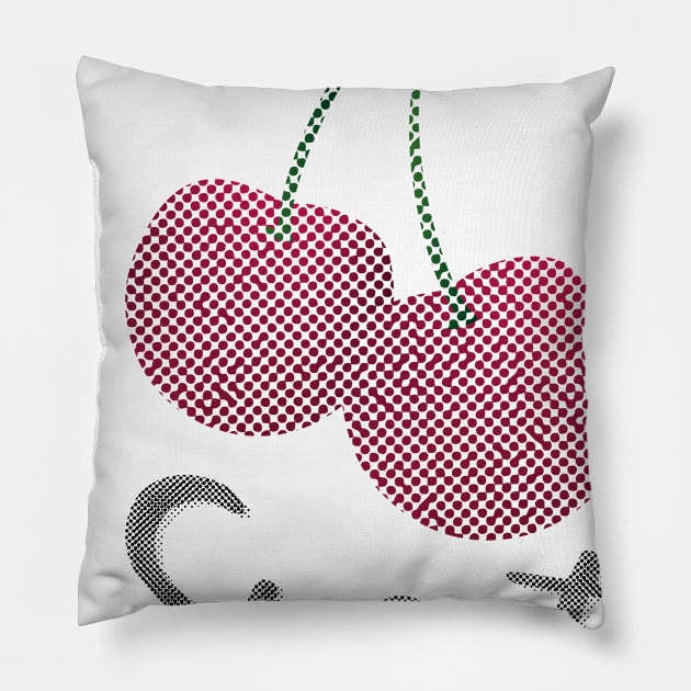 Sweet cherry fruit strawberry gift cherry tree Pillow by MrTeee