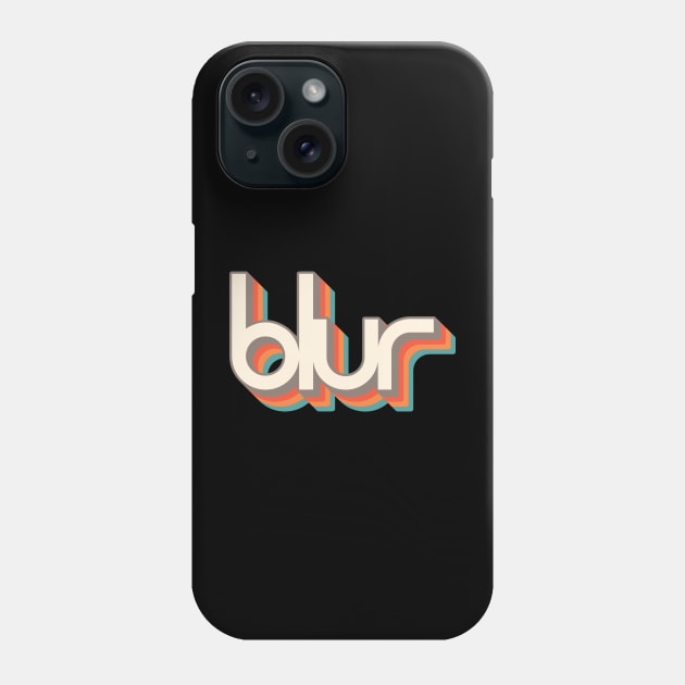 Blur Retro Phone Case by graphictone