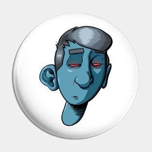 Blue Vampire Pin