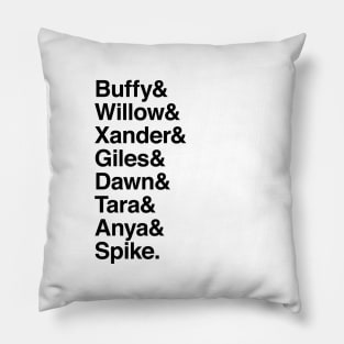 Buffy the Vampire Slayer Cast Pillow