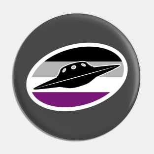 Asexual UFO Cryptid Pride Pin