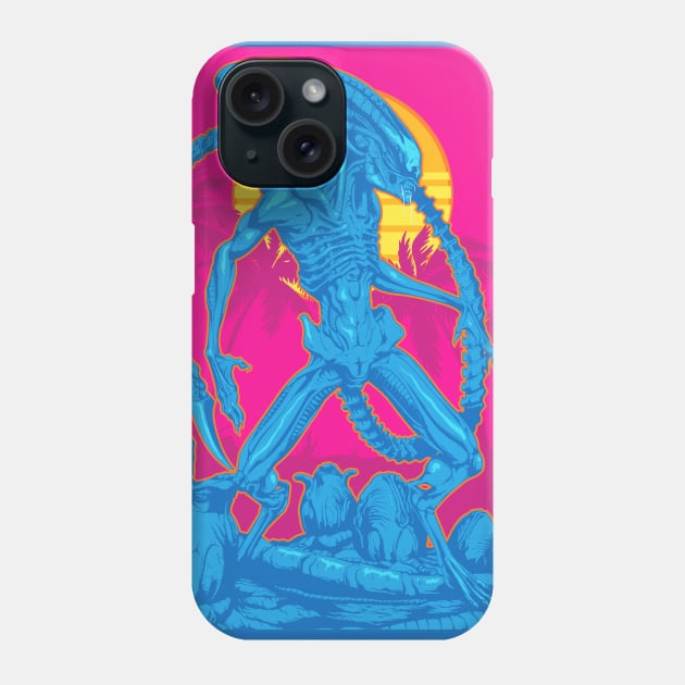 Alien Phone Case by Tinebra