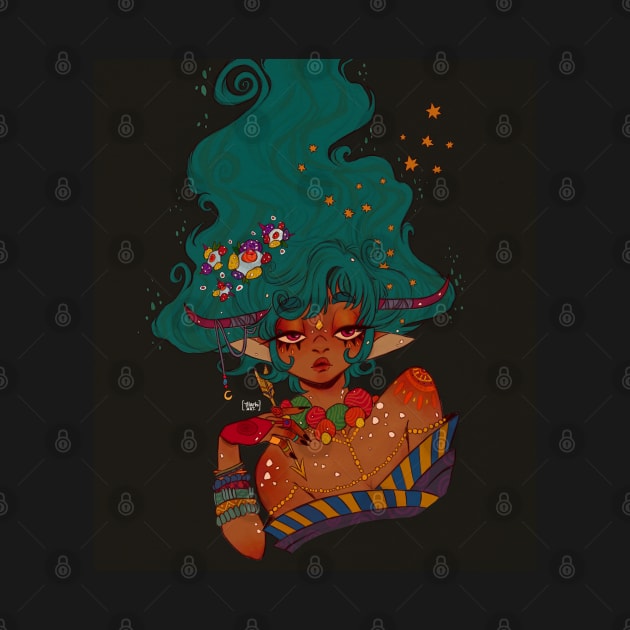 AfroCupid by Yllarhi_Art