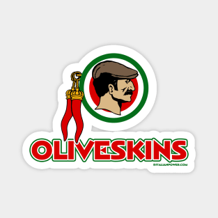 Oliveskins Football Magnet