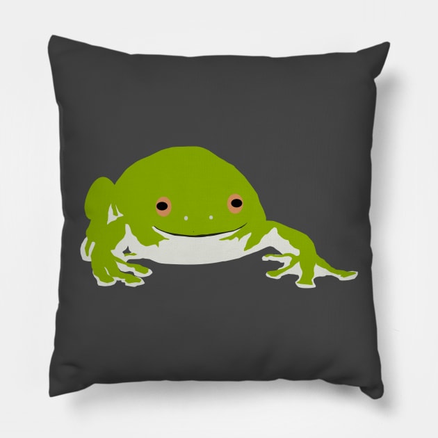 Australian Green Tree Frog Pillow by stargatedalek