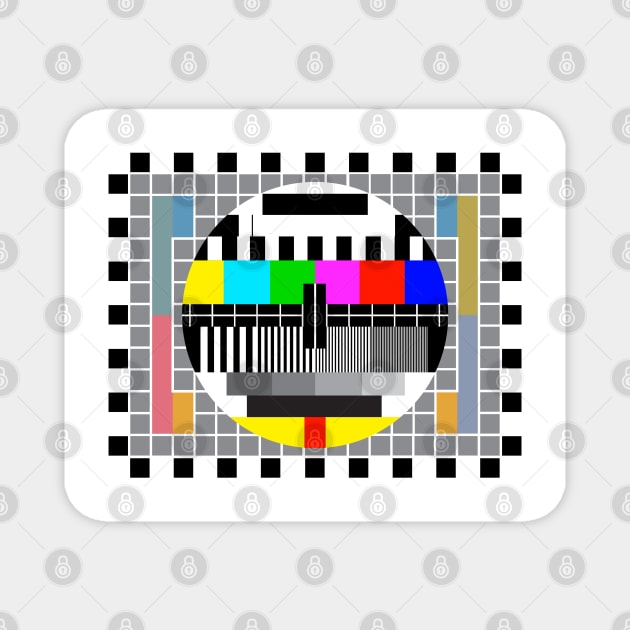 PAL test card Magnet by rheyes