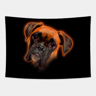 'Boxer Neon Dog' Bright Neon Pet Dog Gift Tapestry