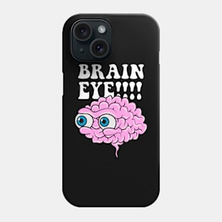 Brain Eye White Phone Case