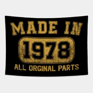 Made In 1978 Birthday Gifts 46 Years Old 46th Bday Present Tapestry