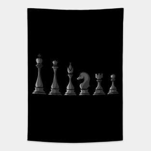 Chess Pieces Tapestry