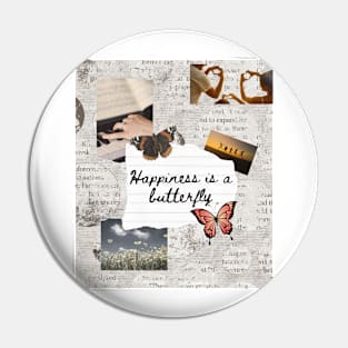 Happiness is a Butterfly by Lana Del Ray Lyrics Print Pin