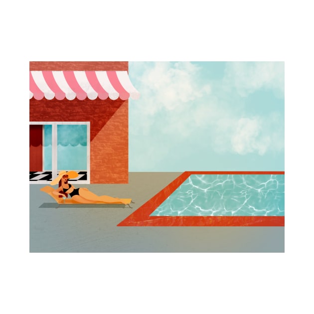 Poolside by buggywunderland