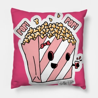 Cute little kawaii otaku japanese anime popcorn candy cinema cool shirt Pillow