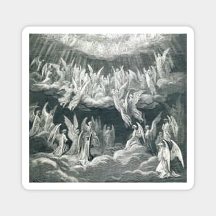 Open Heaven and God will appear to the world: Angels await! Magnet