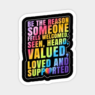 LGBTQ  Support LGBT  Pride Month Magnet