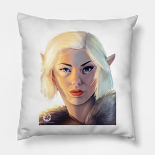 Elf at Dawn Pillow