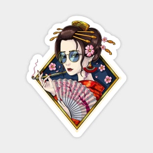 Japanese Geisha Magnet