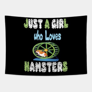 just a girl who loves hamsters Tapestry