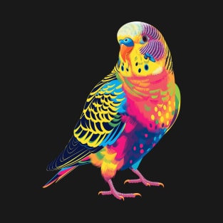 Budgie Budgerigar Parrot Pop Art T-Shirt