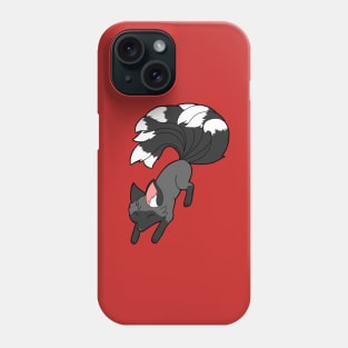 Silver Kitsune Phone Case