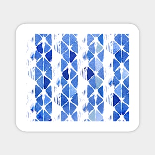 Chevron coastal watercolor Magnet