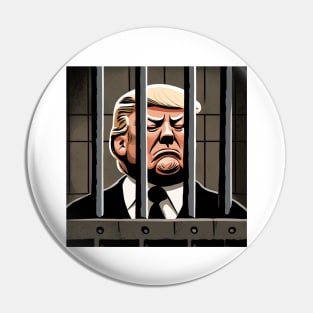 Trump Prison T-Shirts Design Pin