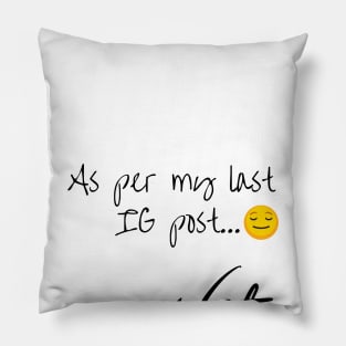 Drs. Ken and Ten (white letters) Pillow