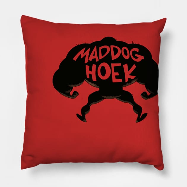 Maddog Hoek Pillow by TEEVEETEES