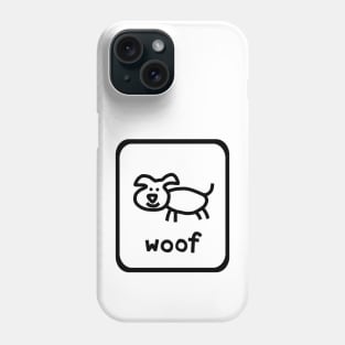 Self Portrait Dog Outline Phone Case