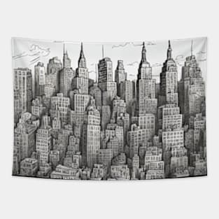 concrete jungle nyc Tapestry