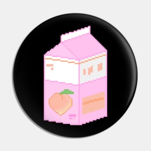 Peach Milk Pixel Pin