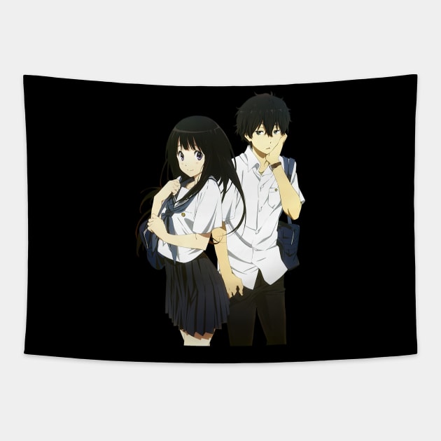 Hyouka Eru Chitanda Houtarou Oreki Tapestry by RhysDawson