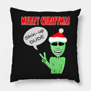 Funny Christmas Alien Pillow