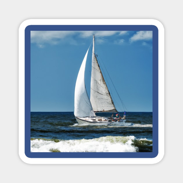 Sailboat Magnet by PhotoT