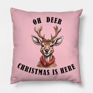 Oh deer Christmas is here !! Pillow