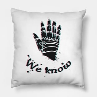 We Know 3D Pillow