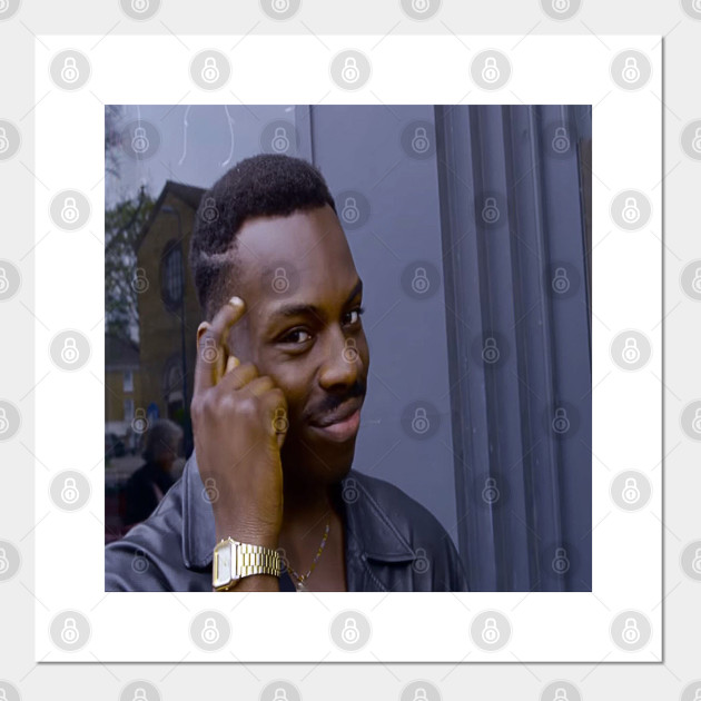 Black Guy Thinking Meme Dank Memes Affiche Et Impression D Art Teepublic Fr