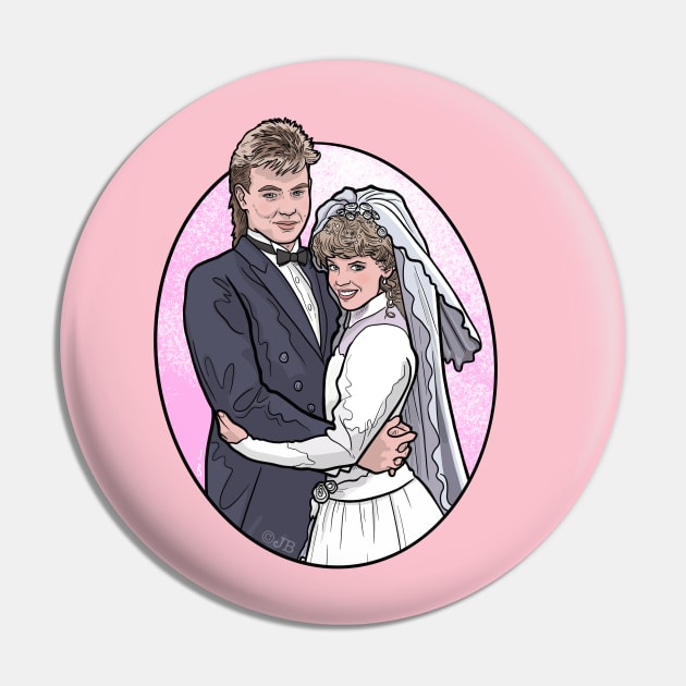 Scott & Charlene's Wedding Pin by Pickledjo