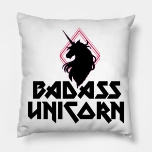 Badass Unicorn Pillow