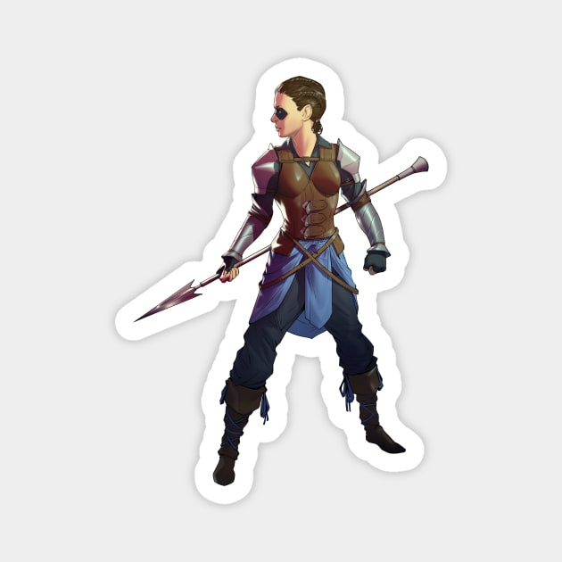Valeska Carter Character Art Magnet by Reckless Attack