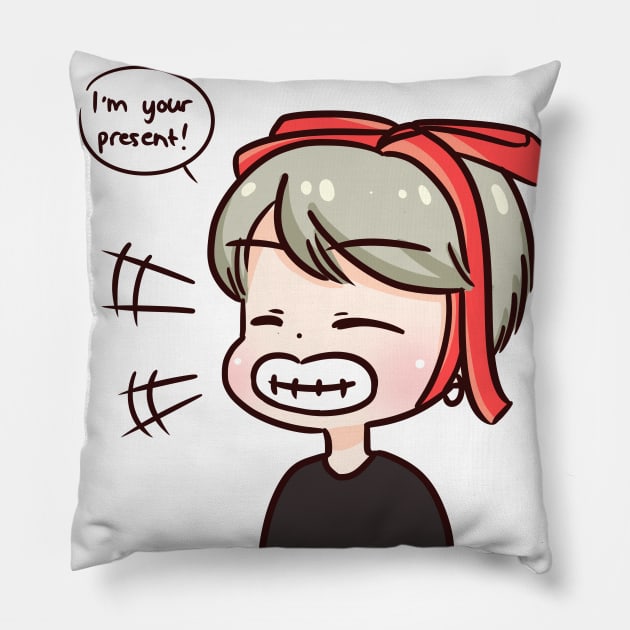 Park Jimin present Pillow by Oricca