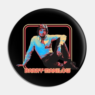 Barry Manilow - vintage portrait Pin