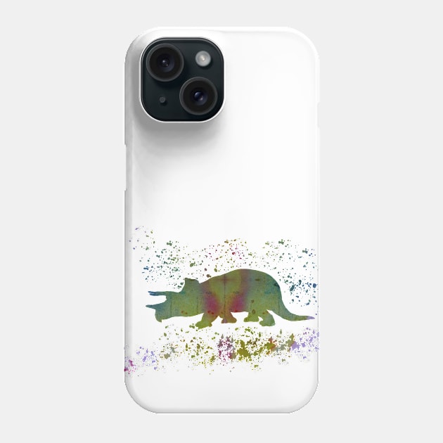 Triceratops Phone Case by BittenByErmines