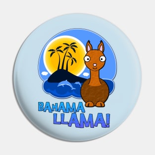 Bahama Llama! Pin