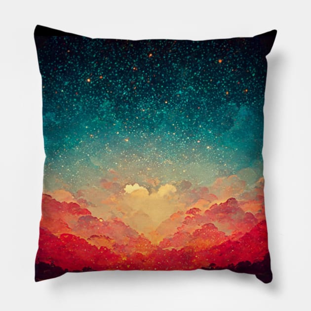 The Starry Ombre Pillow by Cakeboard Designs