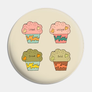Cup cakes Pin