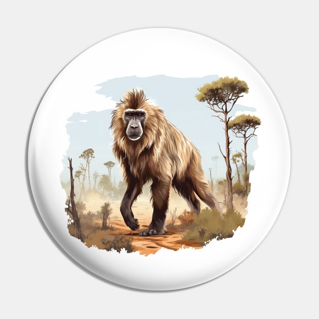 Baboon Pin by zooleisurelife