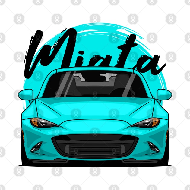 Teal Miata MX5 ND by GoldenTuners