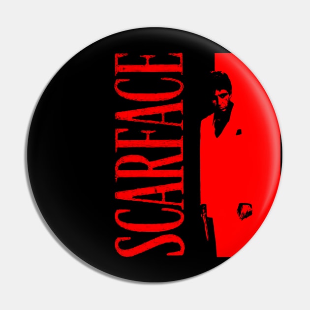 scarface vintage Pin by Suva