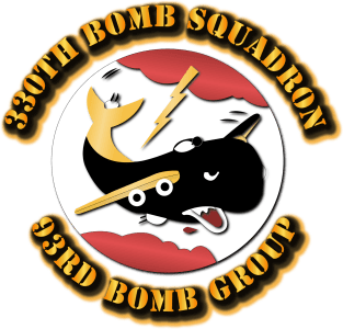 AAC - 330th Bomb Squadron, 93rd Bomb Group Magnet